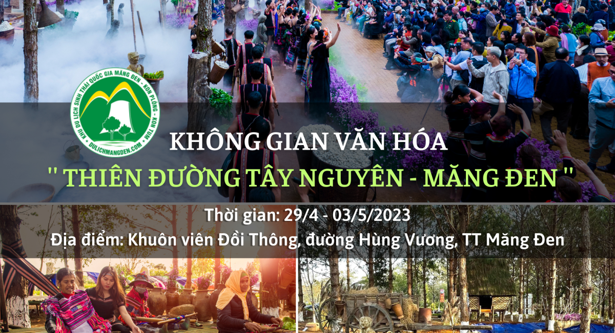It appears that there will be cultural and tourism activities taking place in Mang Den around April 30th and May 1st