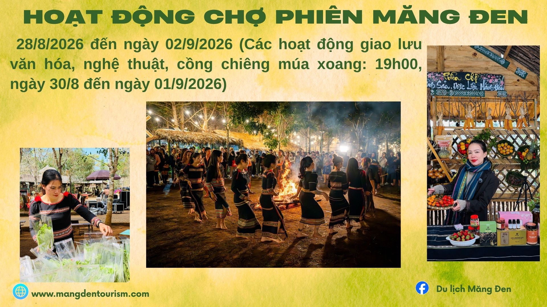  Chợ phiên Măng Đen